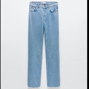 NWOT ZARA 90S FULL LENGTH JEANS